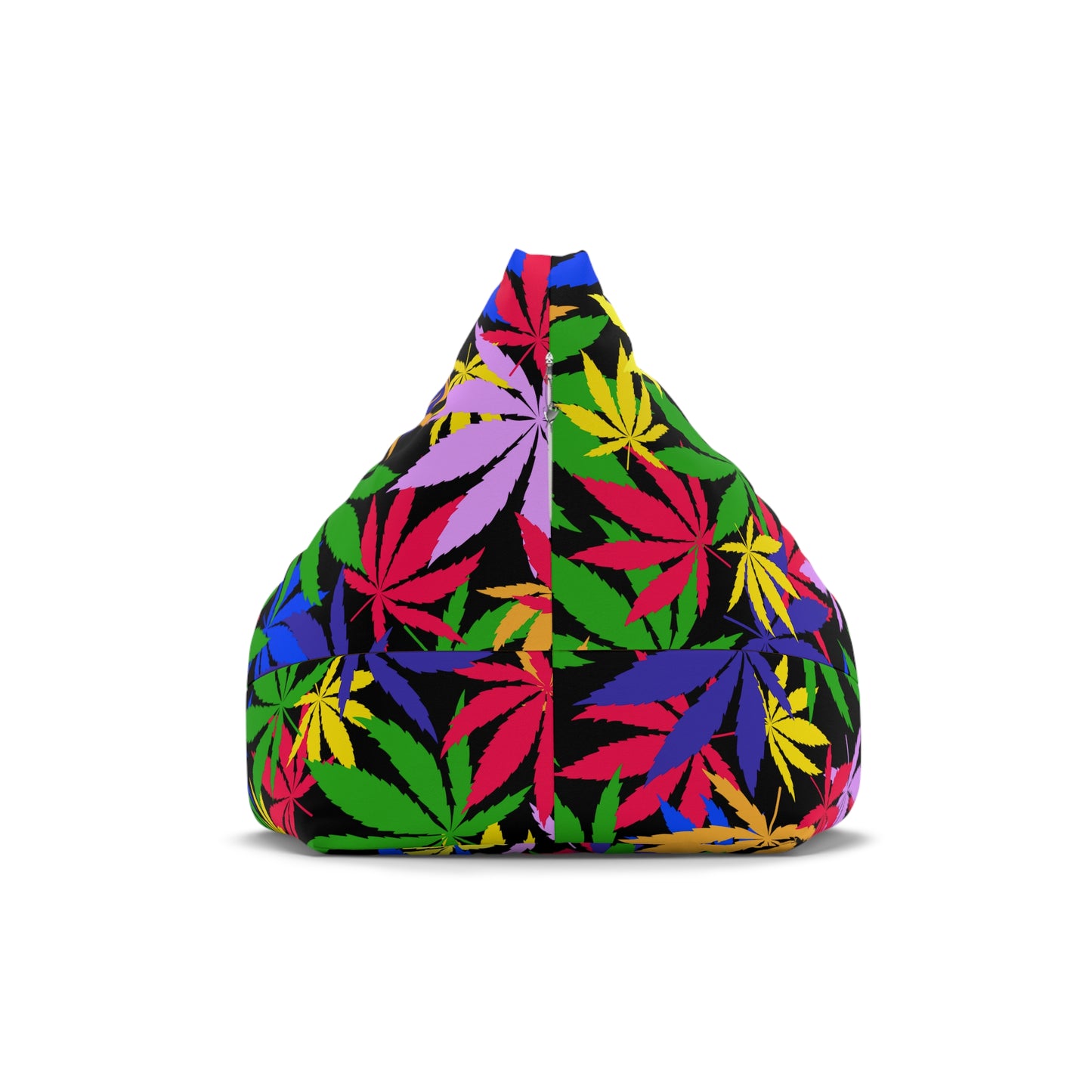 Weed Cannabis Gaming Bean Bag Chair Cover Colorful Home Decor Marijuana Pot Leaves Games Beanbag Living Room Gift Adults Bedroom Man Cave