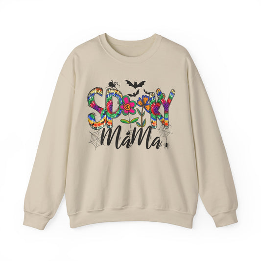 Spooky Mama Halloween Sweatshirt Mama Sweater Retro Mom Halloween Sweatshirt Mama Halloween Gift Spooky Season Apparel Halloween Mom Gift