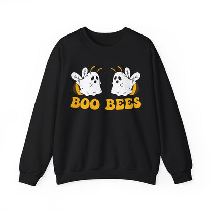 Boo Bees Sweatshirt Funny Halloween Sweater Cute Spooky Season Sweatshirt Crewneck Boobees Halloween Costume Apparel Ghost Unique Women Gift