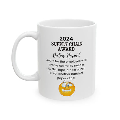 Funny Office Awards Work Party Mug Customized Employee Mug Personalized 2024 Awards Mug Year End Company Gift Group Christmas Employee Mug 6