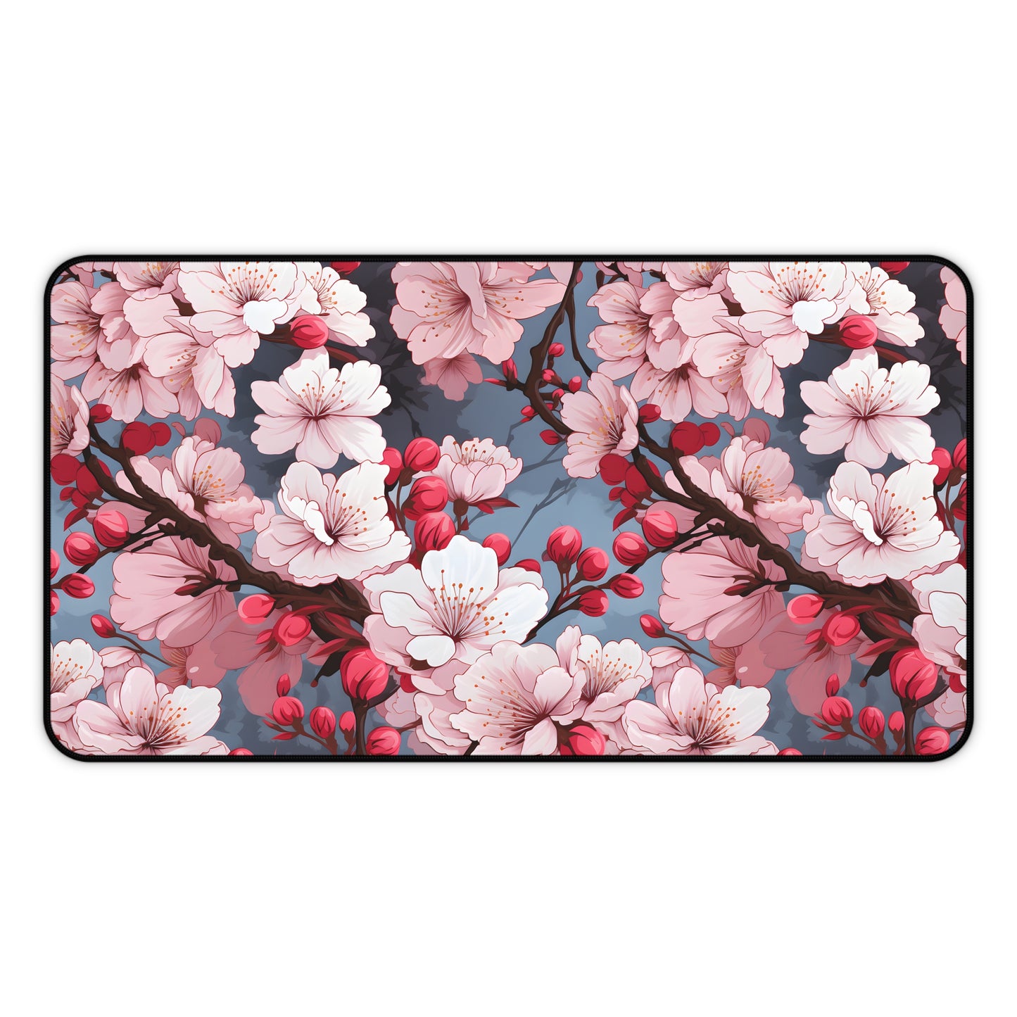 Anime Cherry Blossoms Desk Mat Lofi Office Desk Accessory Manga Floral Mouse Pad Japanese XL Desk Pad Large Gaming Mousepad Unique Gift Idea