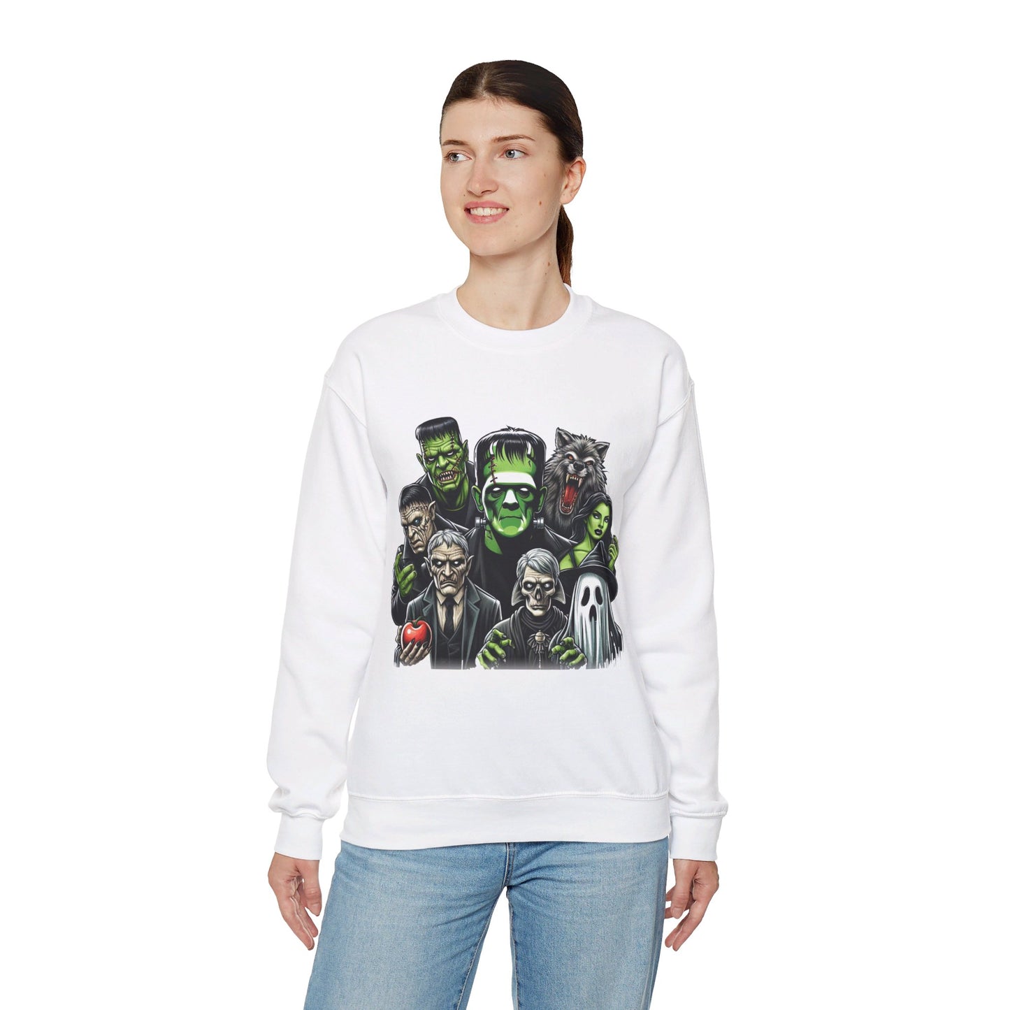 Horror Movie Characters Sweatshirt Halloween Character Sweater Horror Movie Addict Sweatshirt Horror Movie Killers Sweater Horror Club Gift