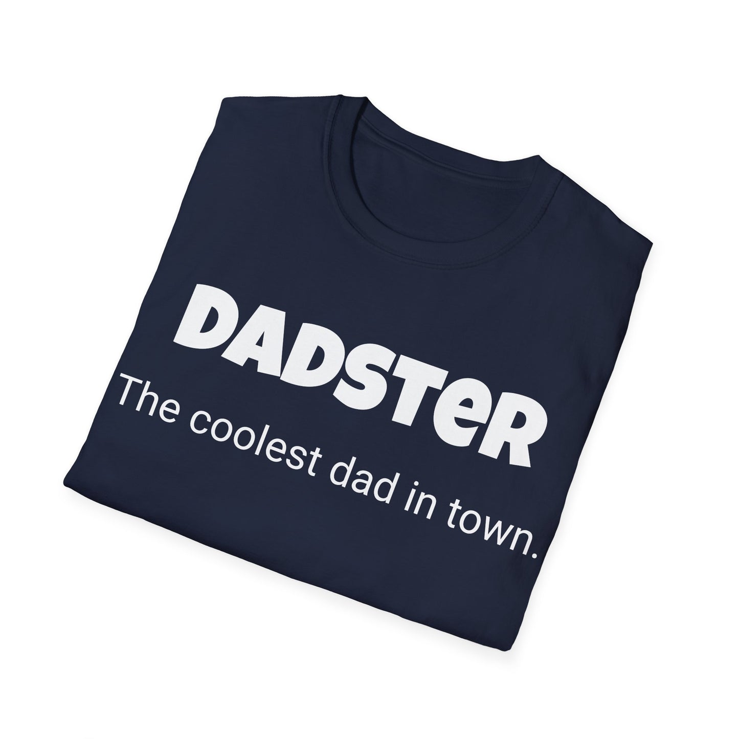 Funny Dad's Mens Softstyle T-shirt, "Dadster", Father's Day Gift, Tee for Him, Adult Humorous Unique Novelty Apparel Present