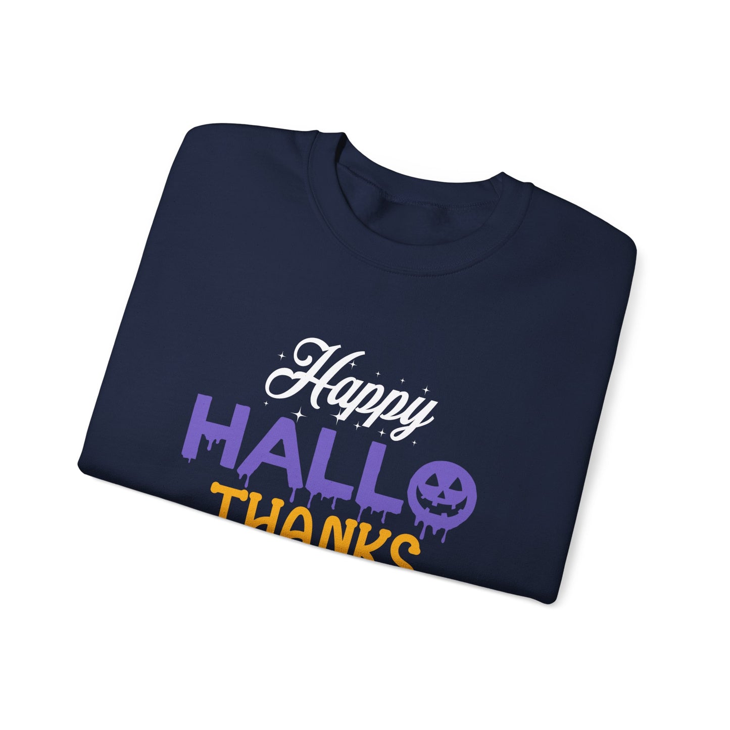 Happy Hallothanksmas Sweatshirt Halloween Sweater Holiday Season Sweatshirt Thanksgiving Apparel Christmas Outfit Autumn Fall Sweatshirt