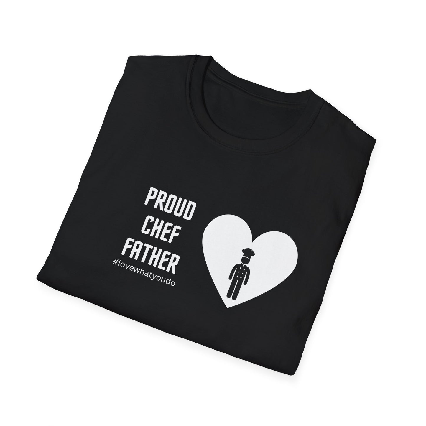 Dad's Profession T-shirt, "Proud Chef Father",Father's Day Gift,Unique Men's Apparel,Novelty Love Appreciation Occupation