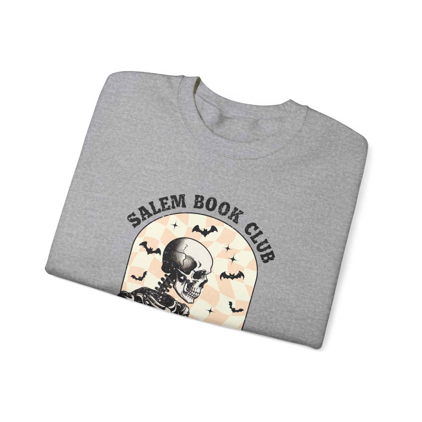 Salem Book Club Sweatshirt Halloween Sweater Witch Book Halloween Outfit Salem Massachusetts Librarian Sweatshirt Book Lover Bookworm Gift