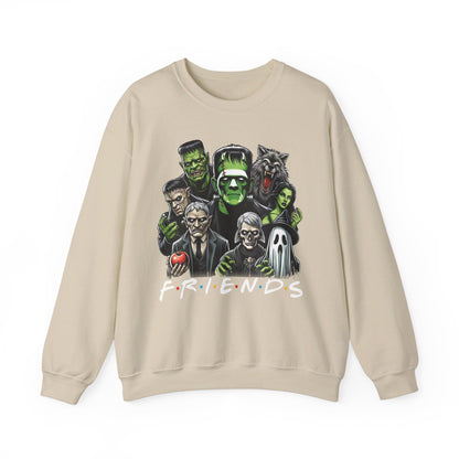 Horror Characters Friends Sweatshirt Halloween Friends Sweater Horror Movie Killers Sweatshirt Horror Movie Addicts Sweater Horror Club Gift