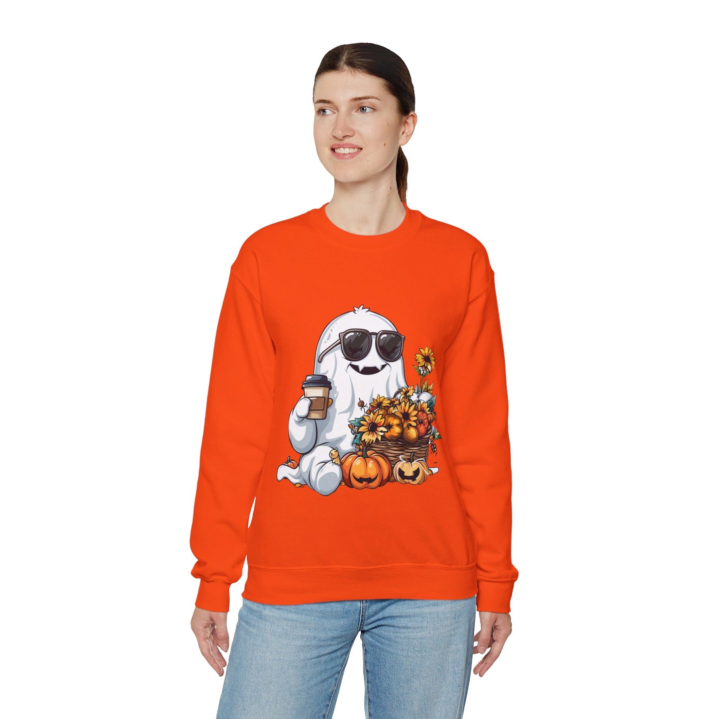 Cute Ghost Sweatshirt Fall Halloween Sweater Bougie Ghost Sweatshirt Coffee Lover Sweater Autumn Boojee Ghost Pumpkin Spooky Season Boo Jee