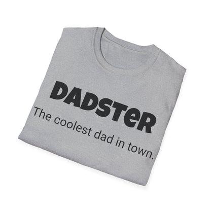 Funny Dad's Mens Softstyle T-shirt, "Dadster", Father's Day Gift, Tee for Him, Adult Humorous Unique Novelty Apparel Present