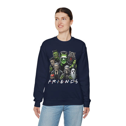 Horror Characters Friends Sweatshirt Halloween Friends Sweater Horror Movie Killers Sweatshirt Horror Movie Addicts Sweater Horror Club Gift