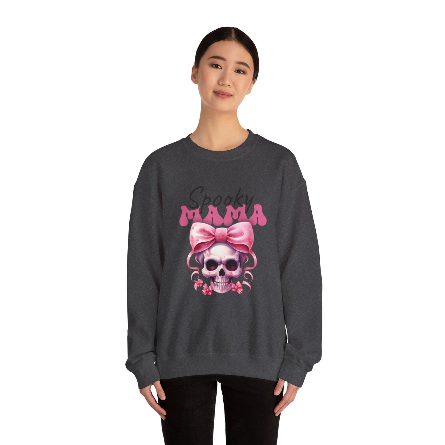 Spooky Mama Sweatshirt Halloween Sweater Retro Spooky Mom Sweat Spooky Season Halloween Apparel Halloween Mama Fall Crewneck Mom Life Gift