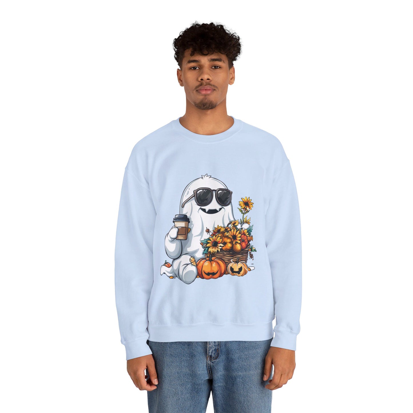 Cute Ghost Sweatshirt Fall Halloween Sweater Bougie Ghost Sweatshirt Coffee Lover Sweater Autumn Boojee Ghost Pumpkin Spooky Season Boo Jee