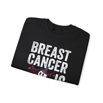 Breast Cancer Is Boo Sheet Sweatshirt Funny Halloween Sweater Breast Cancer Halloween Apparel Cancer Tee Warrior Breast Cancer Survivor Gift