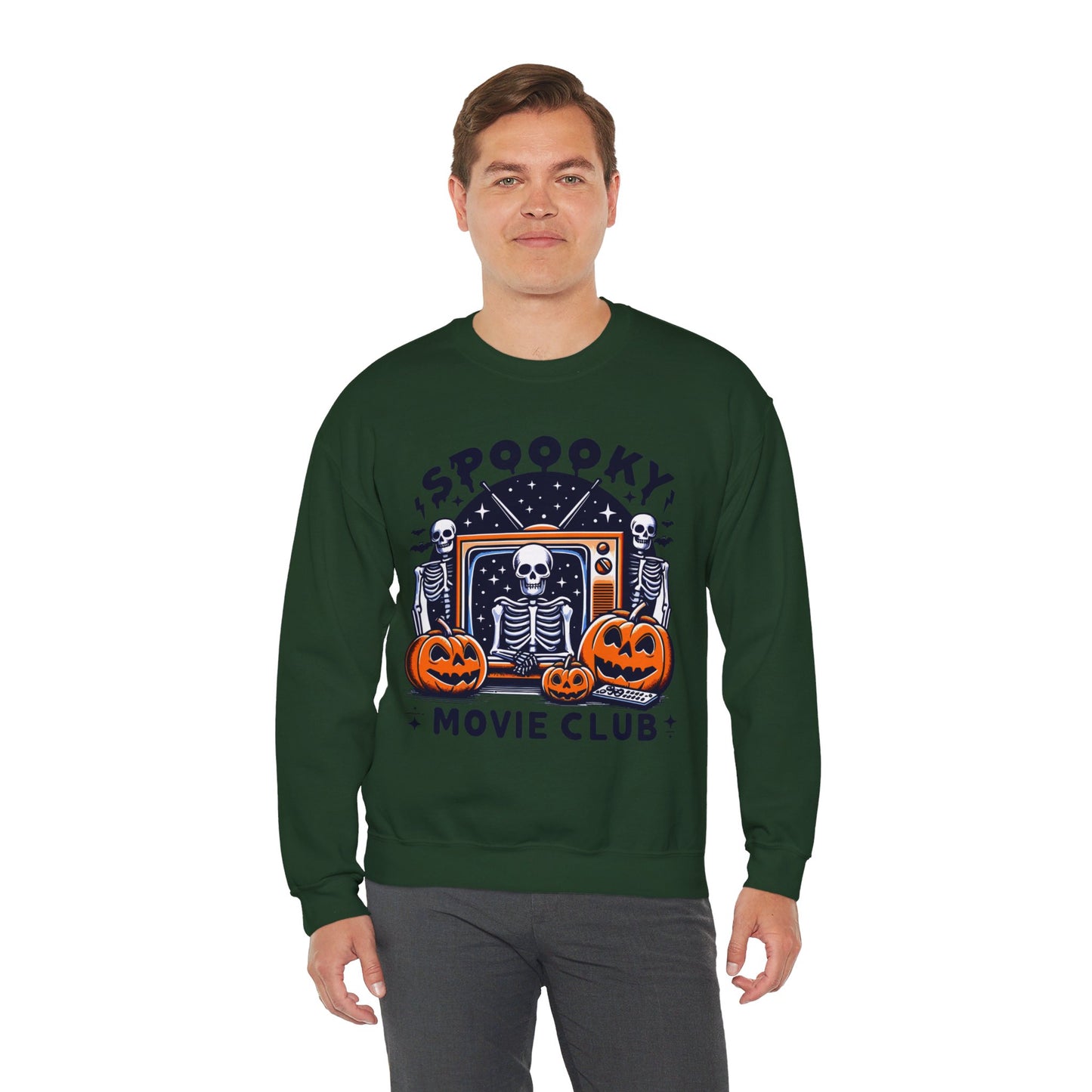 Spooky Movie Club Sweatshirt Spooky Season Sweater Horror Movie Addict Sweatshirt Halloween Sweater Horror Movie Fan Club Gift Scary Movie