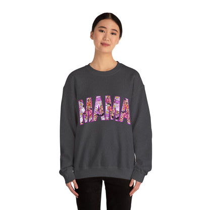 Retro Halloween Mama Sweatshirt Halloween Mom Sweater Cute Mama Ghost Crewneck Spooky Mama Sweat Groovy Hippie Mom Fall Mama Trendy Mother