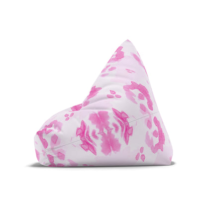 Funky Hippie Groovy Rorschach Test Design Bean Bag Chair Cover Pink Home Decor Aesthetic Gift Teen Girls Bedroom Gift Furniture Gaming Chair