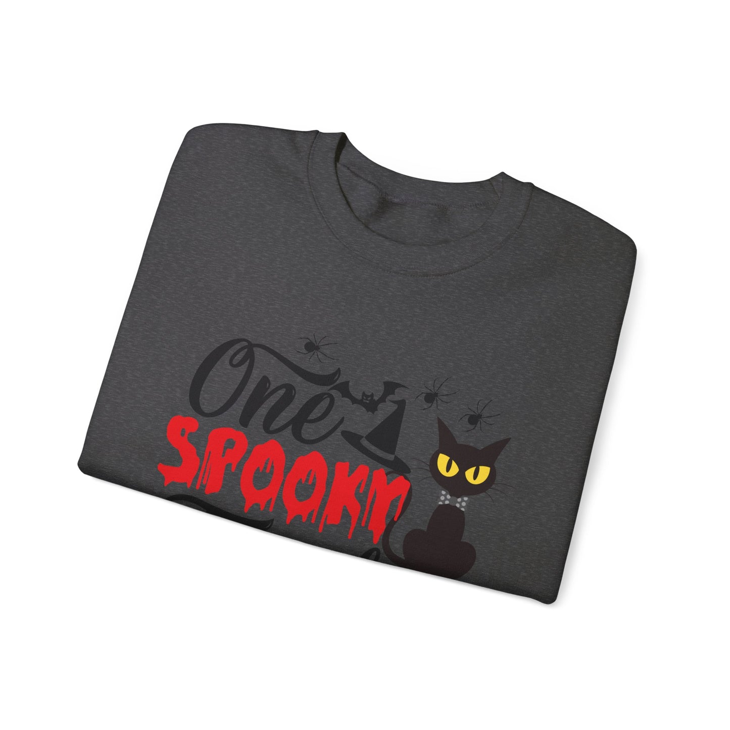 One Spooky Teacher Sweatshirt Cute Spooky Teacher Sweater Retro Teacher Halloween Sweatshirt Black Cat Lover Teacher Sweater Back To School