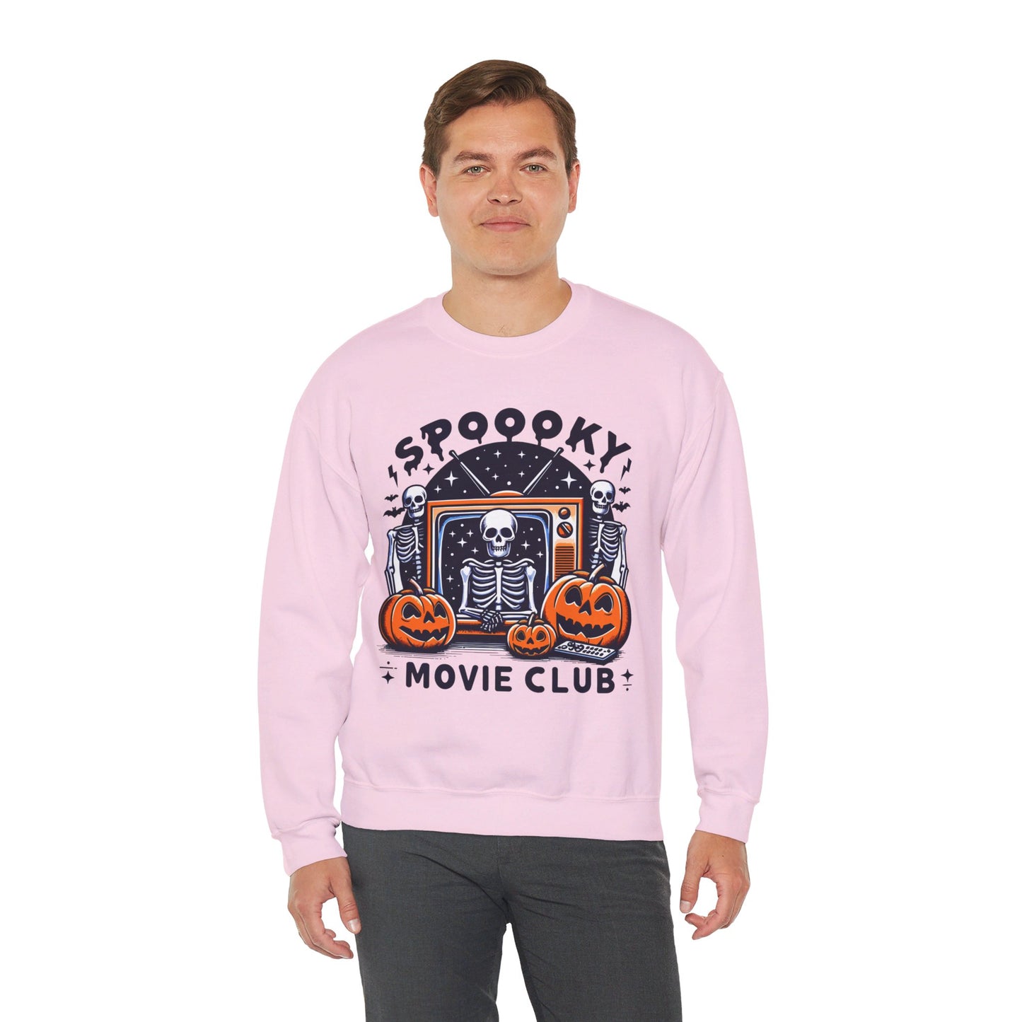 Spooky Movie Club Sweatshirt Spooky Season Sweater Horror Movie Addict Sweatshirt Halloween Sweater Horror Movie Fan Club Gift Scary Movie