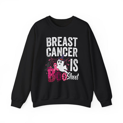 Breast Cancer Is Boo Sheet Sweatshirt Funny Halloween Sweater Breast Cancer Halloween Apparel Cancer Tee Warrior Breast Cancer Survivor Gift