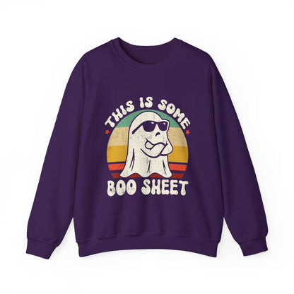 This Is Boo Sheet Sweatshirt Funny Halloween Sweater Retro Halloween Sweatshirt Spooky Season Sweat Halloween Vintage Crewneck Boo Sheet Tee