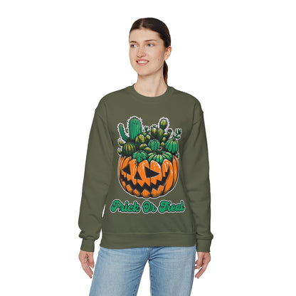 Prick or Treat Sweatshirt Halloween Cactus Succulent Sweater Funny Halloween Unisex Gardener Gift Pullover Sweat Halloween Plant Lover Gift