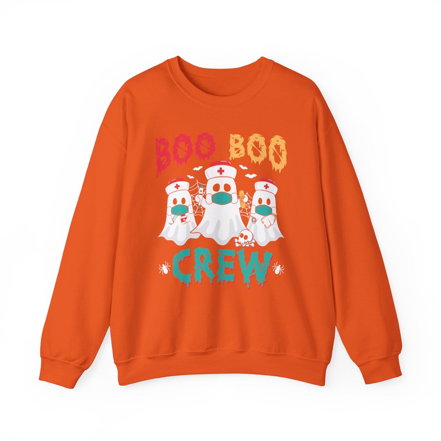 Boo Boo Crew Sweatshirt Halloween Nurse Sweater Funny Halloween Sweatshirt Boo Nurse Sweater Ghost Nurses Spooky Season Cute Nurse Gift