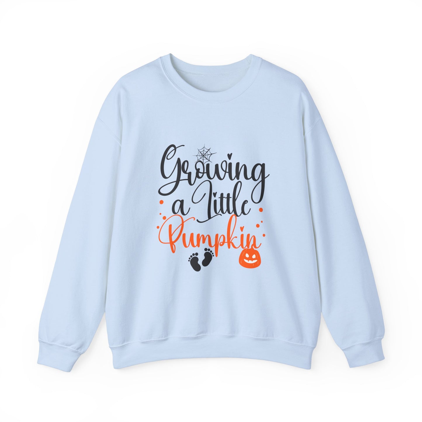 Growing a Little Pumpkin Sweatshirt Maternity Halloween Sweater Fall Pregnancy Reveal Sweater Cute Mom to Be Halloween Outfit Pregnancy Gift