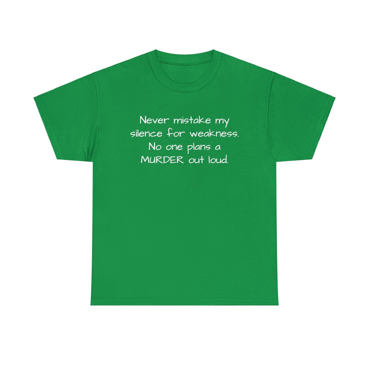 Funny Sarcastic Unisex Softsytle T-shirt, "Never mistake my silence..", Unique Him/Her Gift, Humour Novelty Gag Tee Present