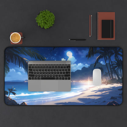 Anime Beach Desk Mat Lofi Office Desk Accessory Manga Lover Mouse Pad Japanese Desk Pad Large Gaming Mousepad XL Unique Gift Idea Anime Fan