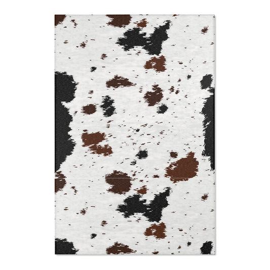 Nguni Cattle Print Area Rug Cow Boy Modern Rug Farmer Matching Carpet Range Western Bedroom Living Room Rug Aesthetic Home Decor Mens Gift