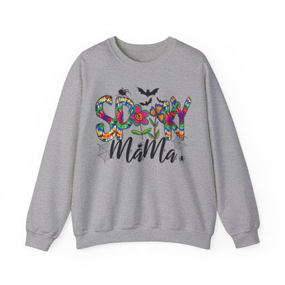 Spooky Mama Halloween Sweatshirt Mama Sweater Retro Mom Halloween Sweatshirt Mama Halloween Gift Spooky Season Apparel Halloween Mom Gift