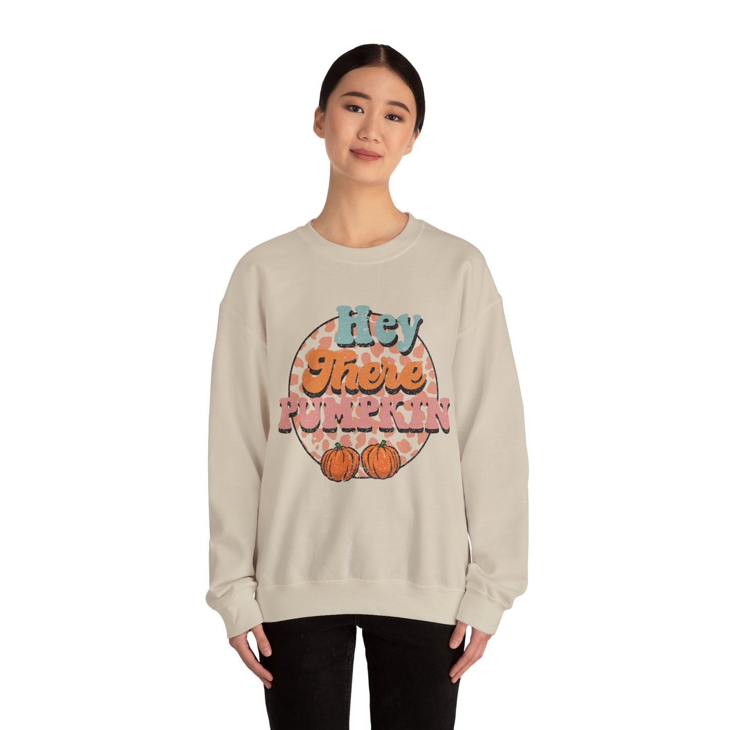 Hey There Pumpkin Sweatshirt Fall Sweater Pumpkin Crewneck Retro Halloween Sweatshirt Cute Fall Apparel Pumpkin Season Sweater Autumn Outfit