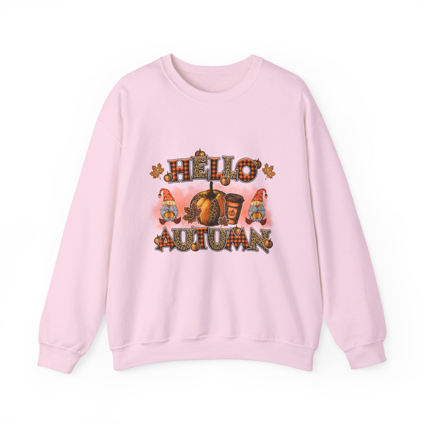 Hello Autumn Sweatshirt Gnomes Fall Sweater Cute Gnome Sweashirt Fall Season Apparel Autumn Thanksgiving Gnome Sweatshirt Thanksgiving Gift