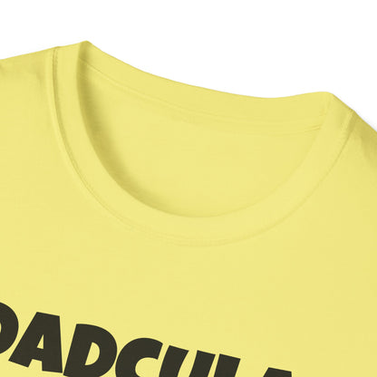 Funny Dad's Mens Softstyle T-shirt, "Dadcula", Father's Day Gift, Tee for Him, Adult Humorous Unique Novelty Apparel Present