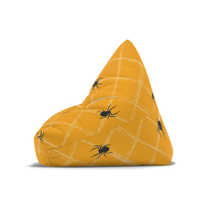 Halloween Theme Bean Bag Chair Cover Home Spiders Party Decor Teens Bedroom Furniture Gift Gaming Chair Cover Adult Man Cave Beanbag Gift